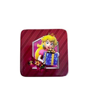 Princess Peach Square 2" Pinback Mario Bros Gift Present